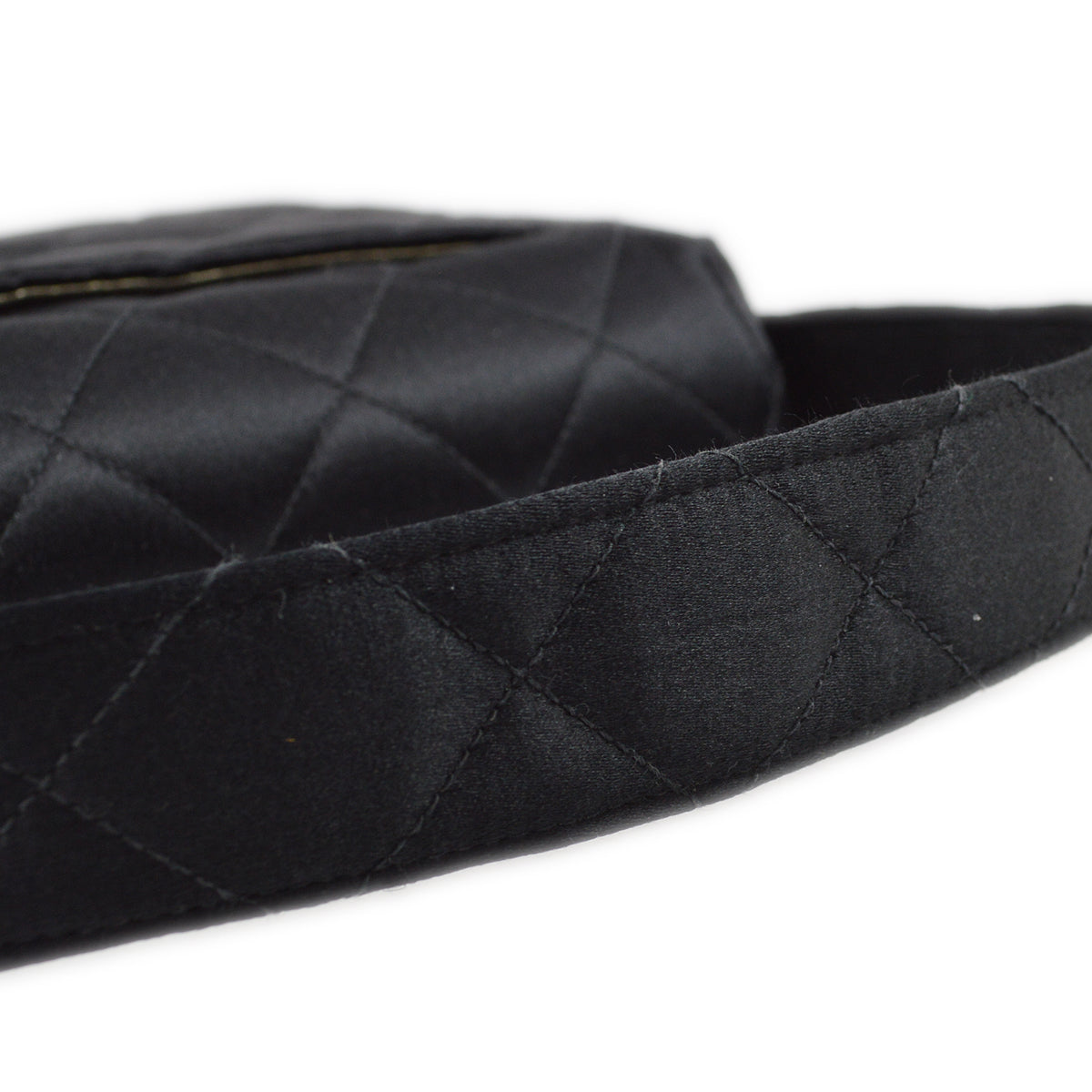 Luxury Chanel 1994-1996 Satin Mini Classic Square Flap Handbag