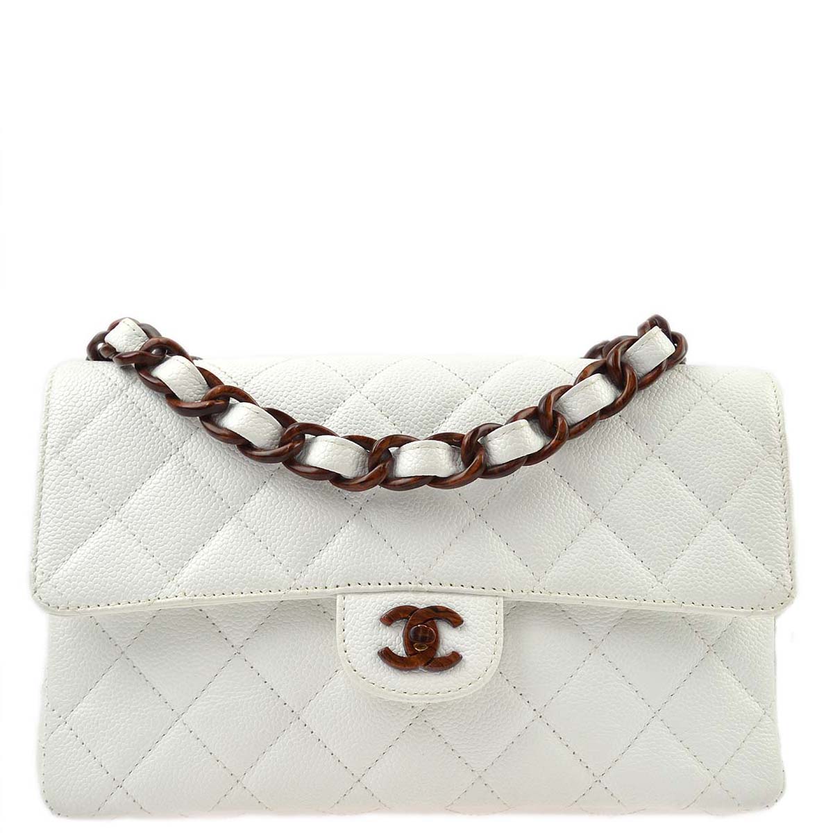 Luxury Chanel 1997-1999 Caviar Medium Single Flap Bag