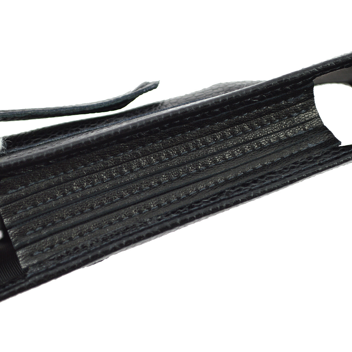 Luxury Chanel 2003-2004 Black Caviar Multi Pouch