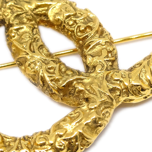 Luxury Chanel Gold CC Brooch Pin 03A