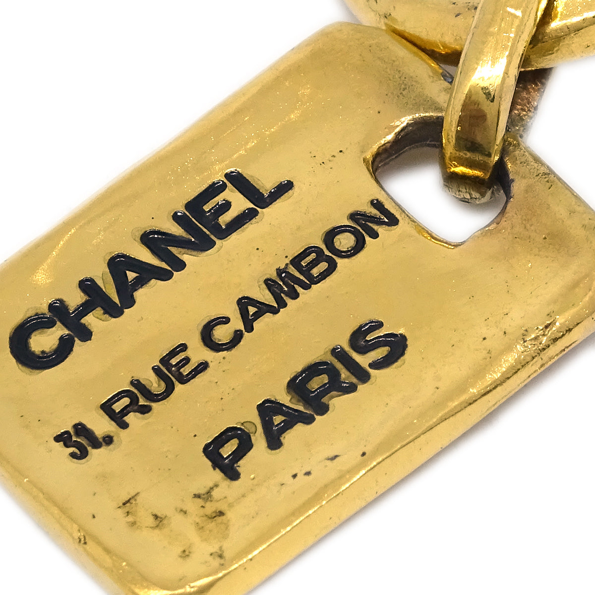 Luxury Chanel Gold Plate Brooch Pin 1133