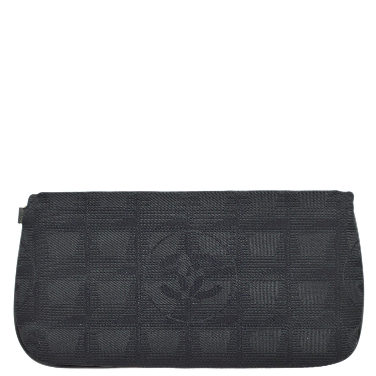 Luxury Chanel 2001-2003 Black New Travel Line Pouch Bag