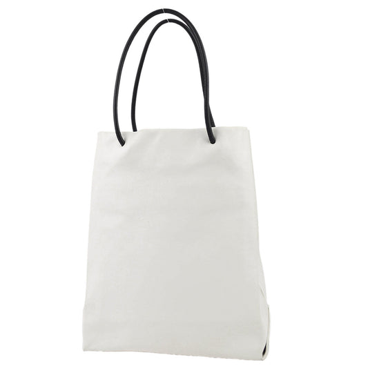Luxury Chanel * 2008-2009 White Calfskin Essential Tote Handbag