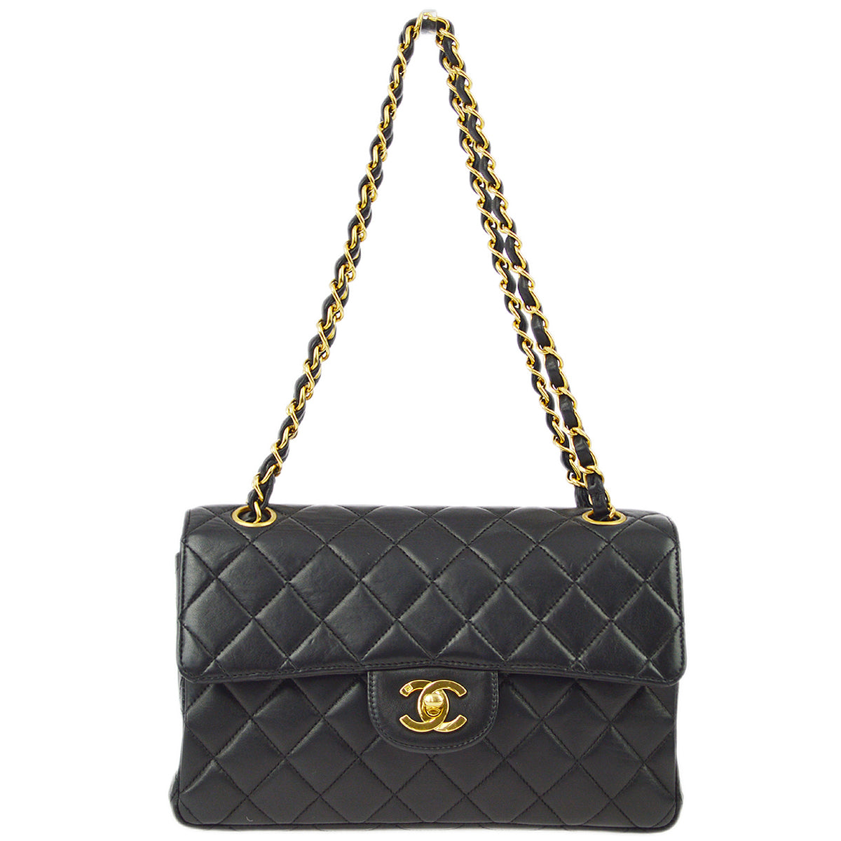 Luxury Chanel 1994-1996 Lambskin Small Double Sided Classic Flap Bag