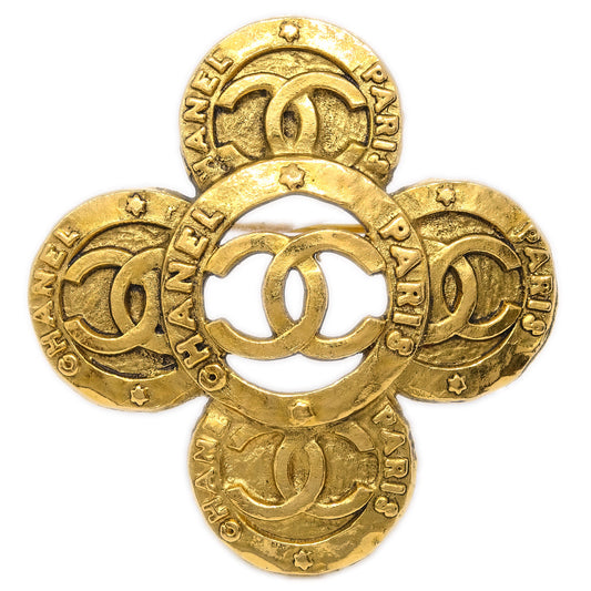 Luxury Chanel Brooch Pin Gold 1231/28