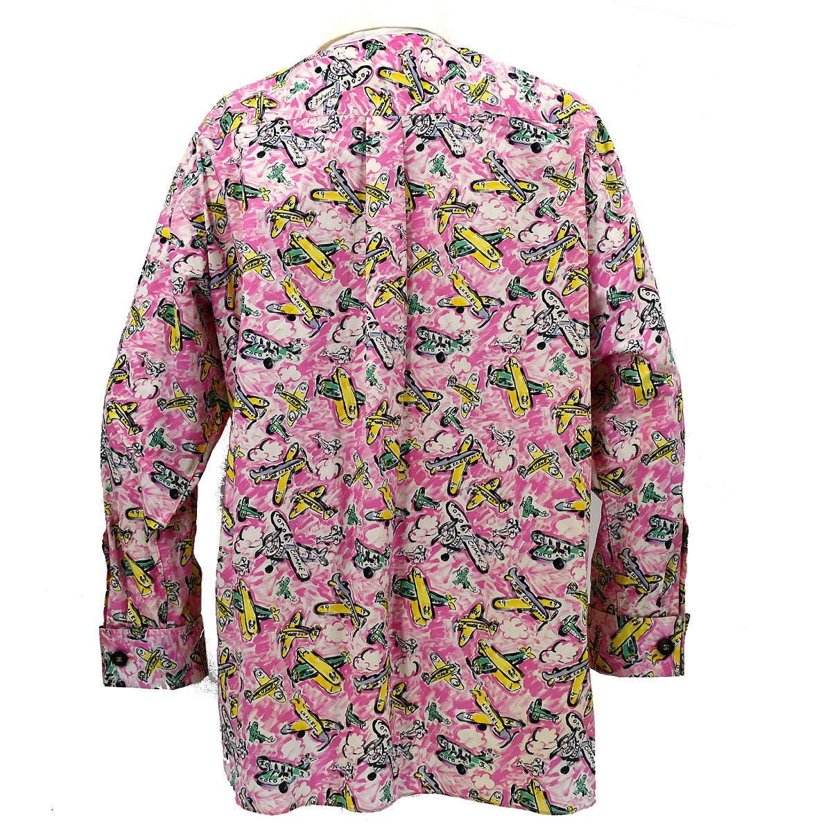 Luxury Chanel Blouse Shirt Pink