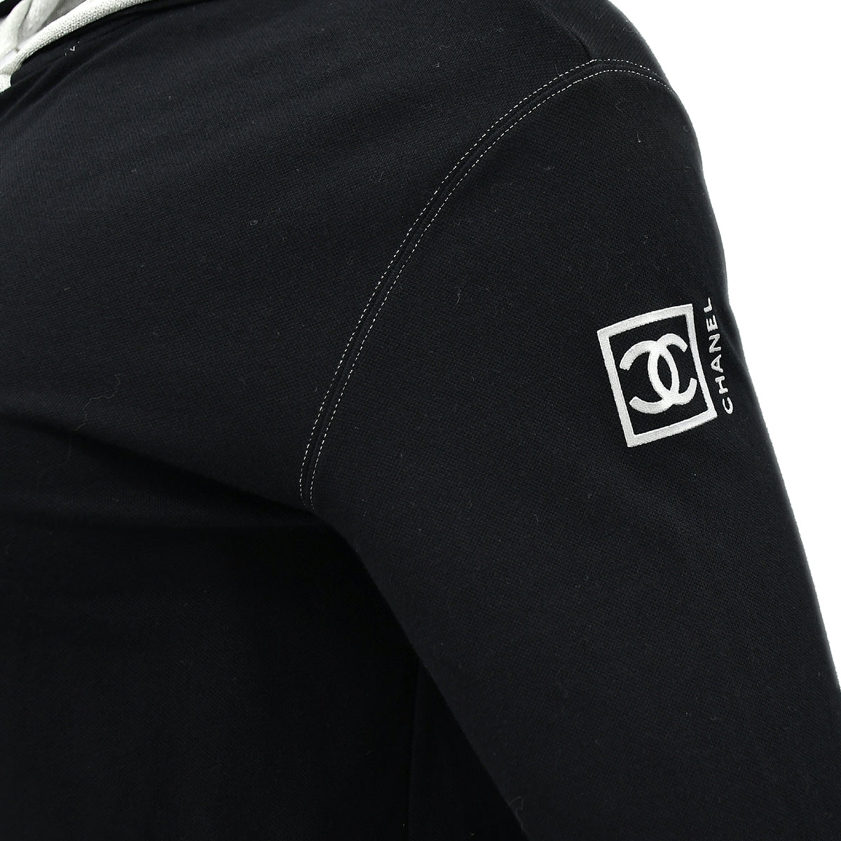 Luxury Chanel Spring 2006 Sport Line Hoodie Zip Up Top #40