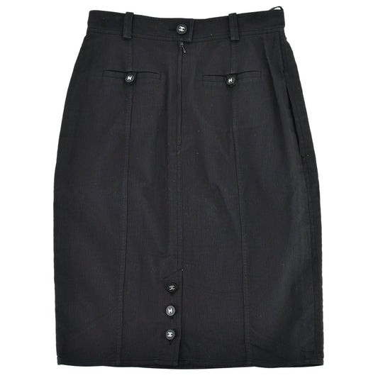Luxury Chanel Skirt Black