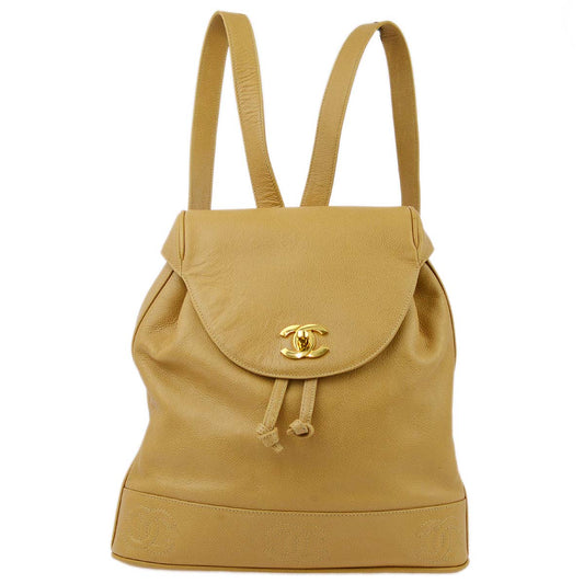 Luxury Chanel 1994-1996 Caviar Triple CC Backpack