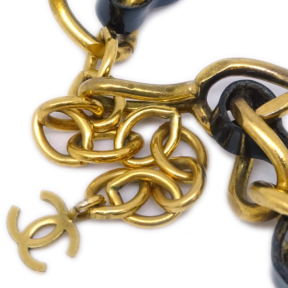 Luxury Chanel 1996 Crystal & Gold CC Choker