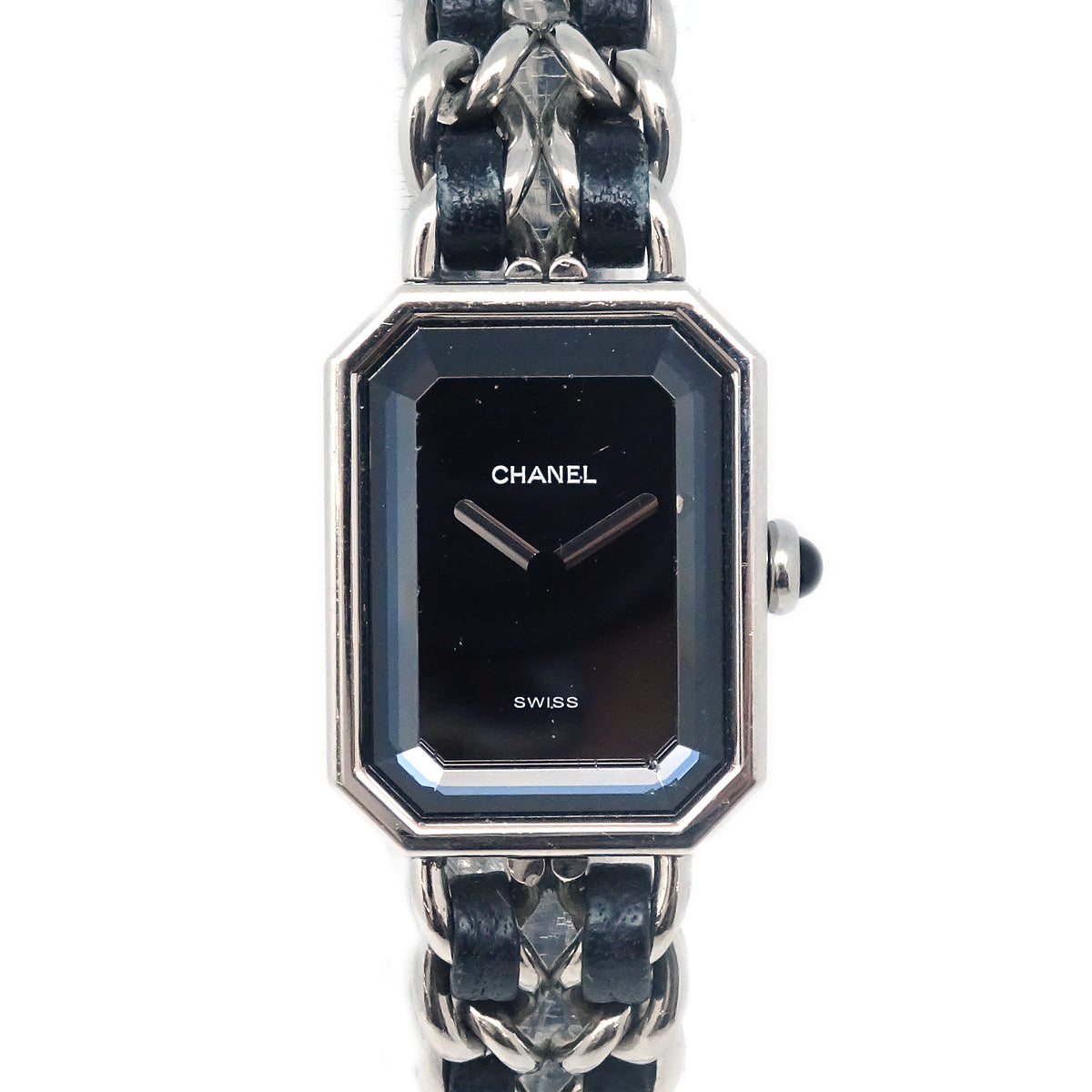 Luxury Chanel Premiere Watch Silver Black #XL