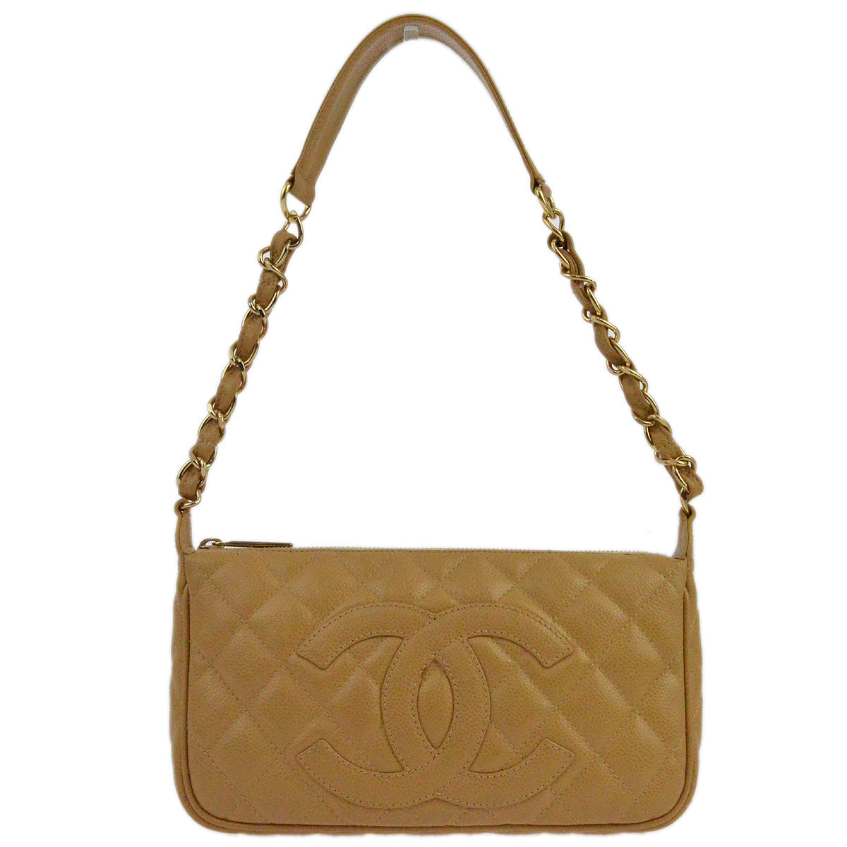 Luxury Chanel 2003-2004 Caviar Shoulder Bag