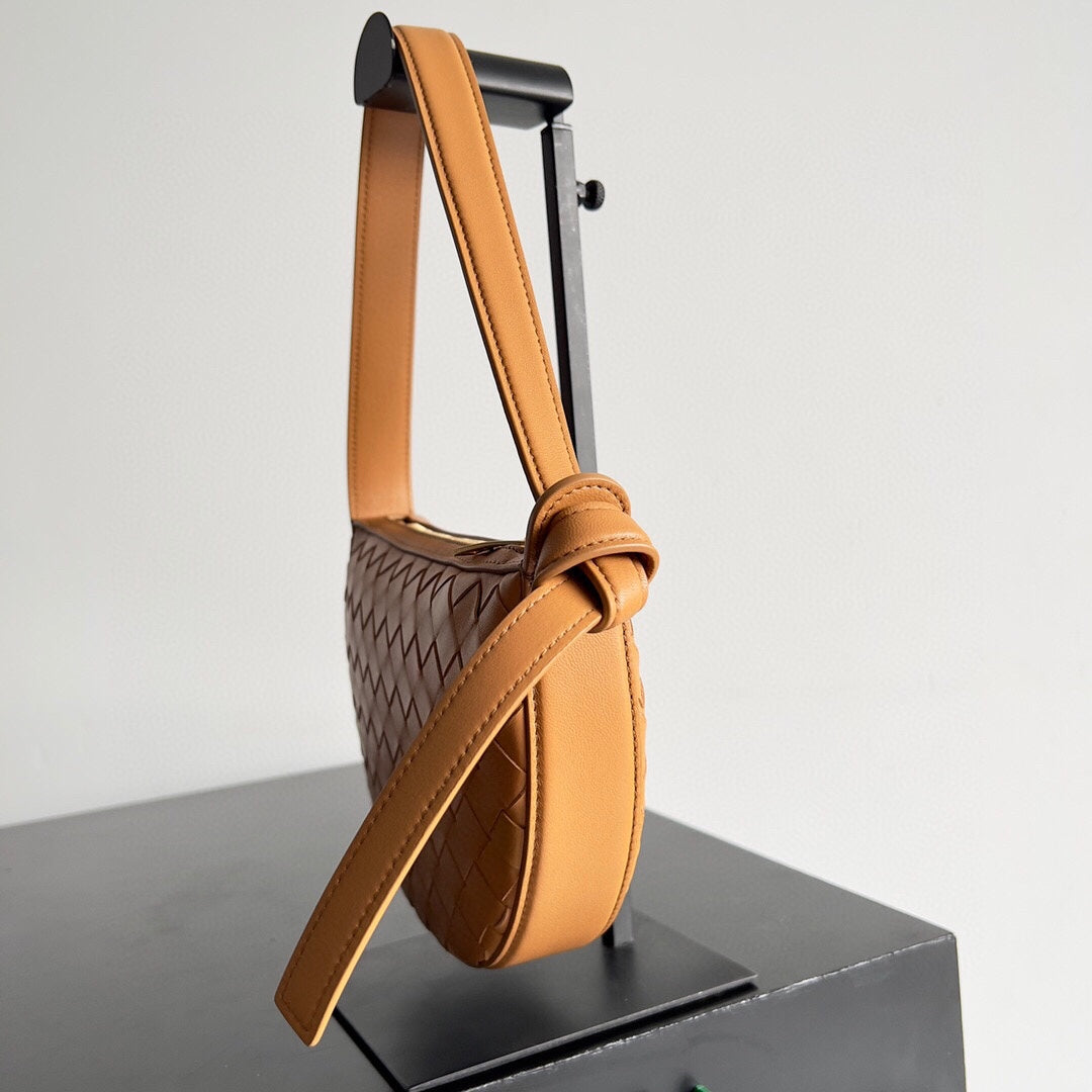 Luxury Bottega Veneta BV Mini Sunrise 23cm Salmon Calfskin Ghw