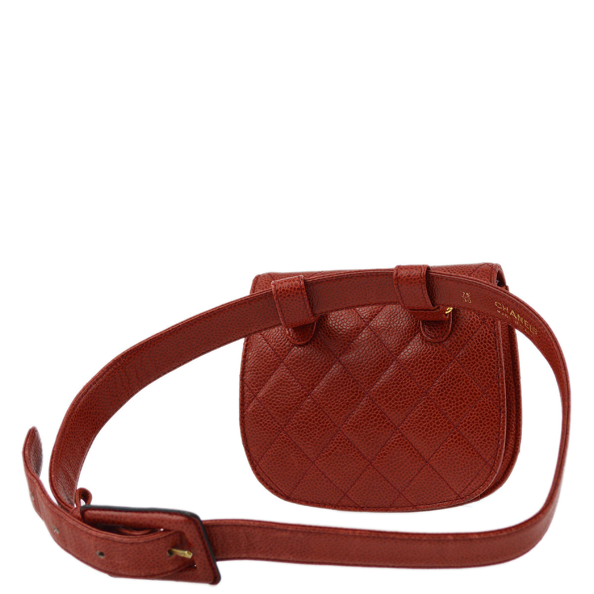 Luxury Chanel 1989-1991 Caviar Waist Bum Bag #75