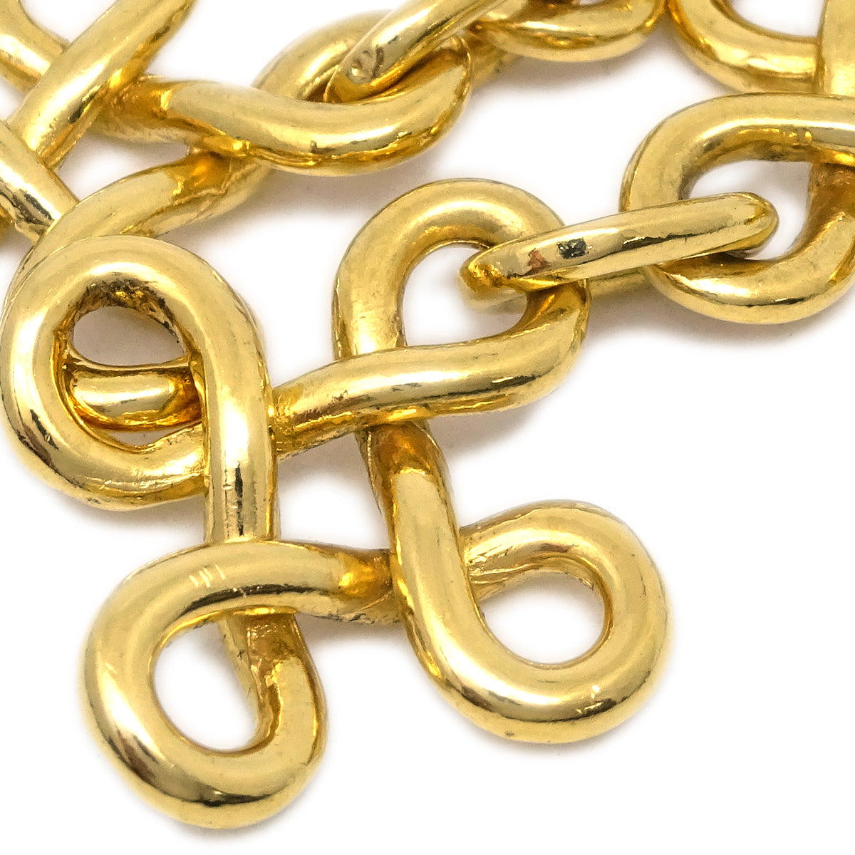 Luxury Chanel Dangle Earrings Clip-On Gold 93P/2930