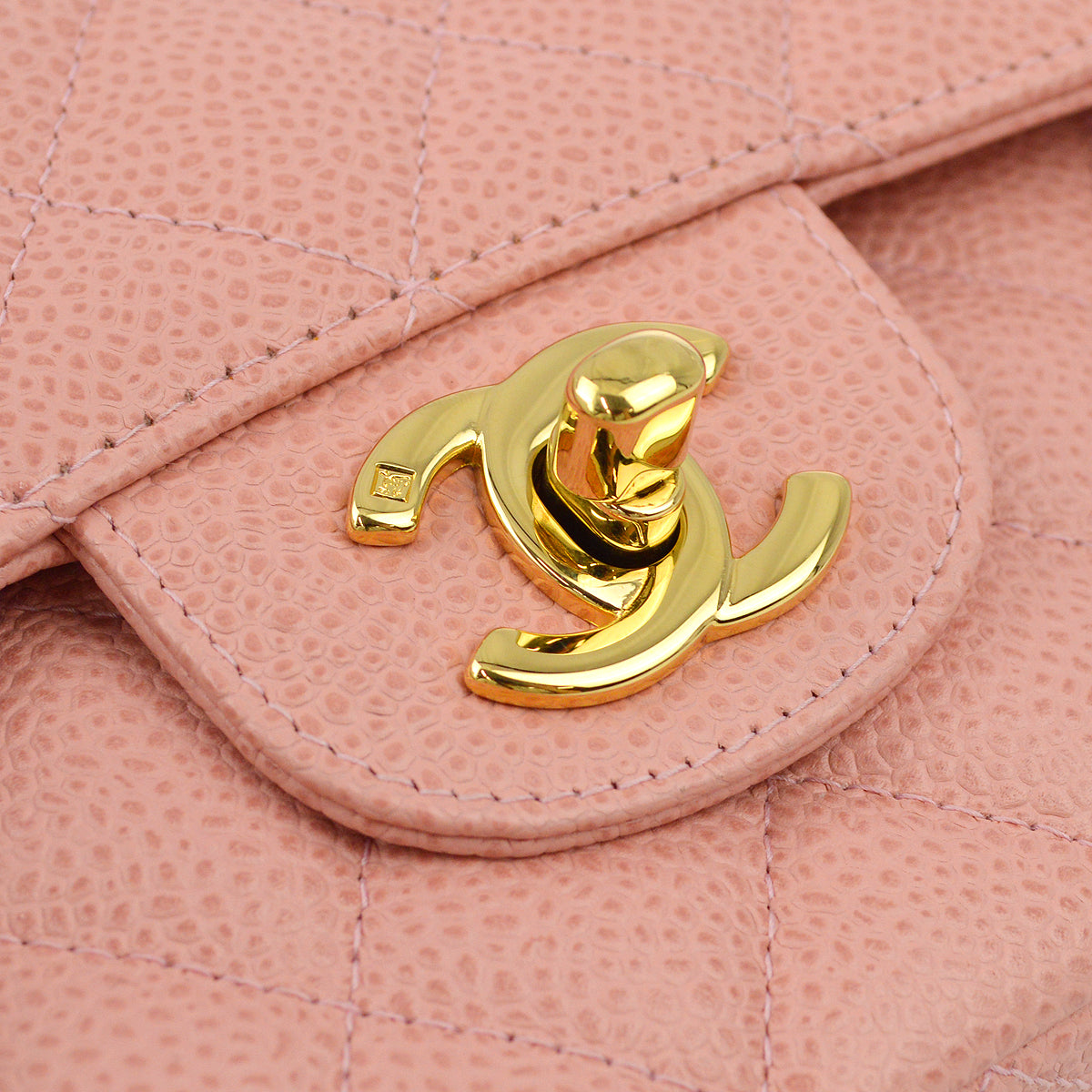 Luxury Chanel 2003-2004 Caviar Medium Classic Double Flap Bag