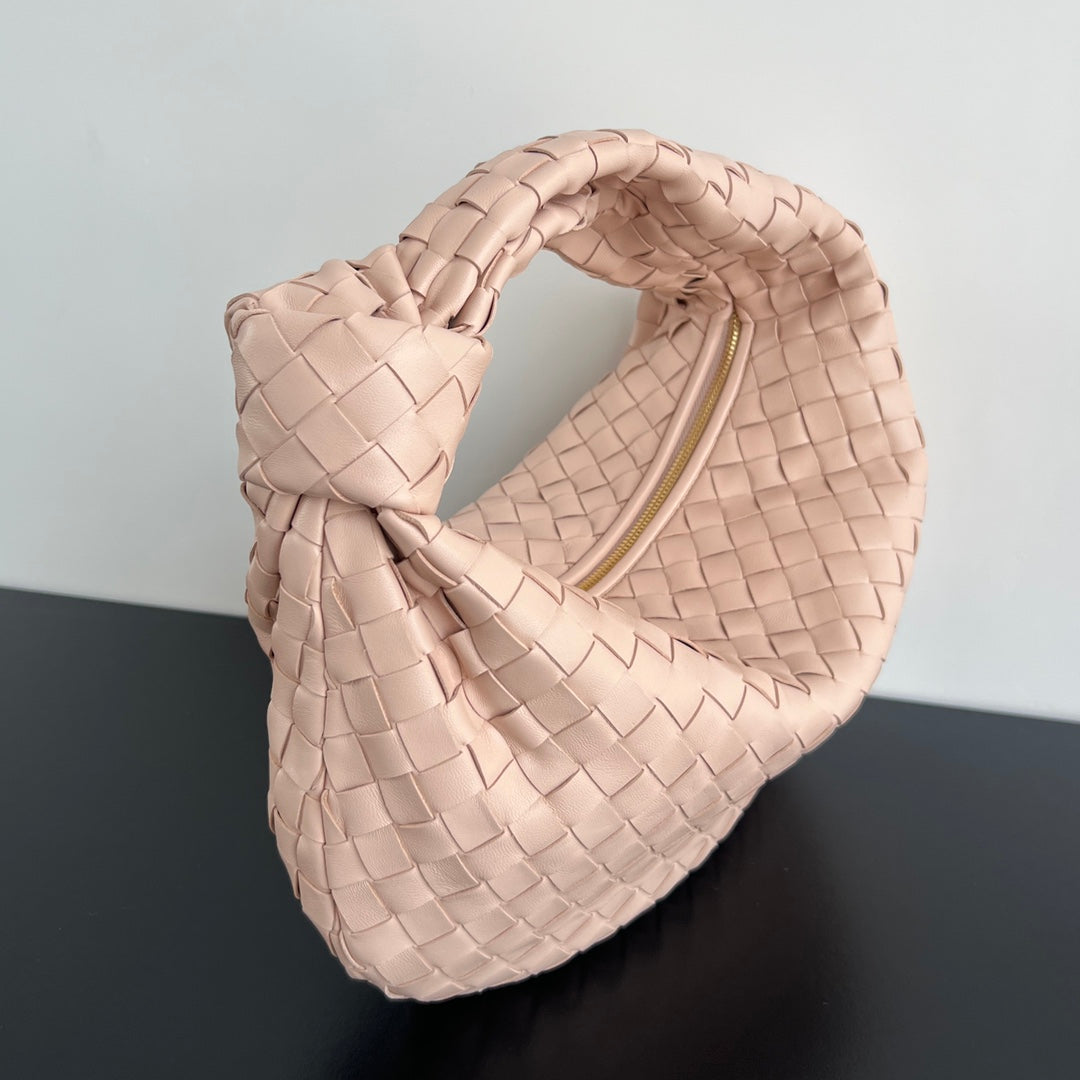 Luxury Bottega Veneta MINI JODIE 36 CM IN LIGHT PINK LAMBSKIN