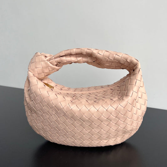 Luxury Bottega Veneta MINI JODIE 36 CM IN LIGHT PINK LAMBSKIN