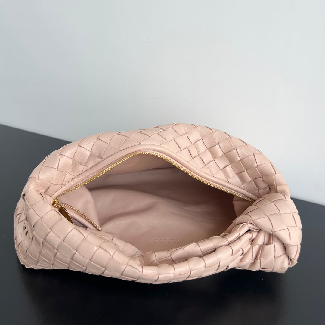 Luxury Bottega Veneta MINI JODIE 36 CM IN LIGHT PINK LAMBSKIN