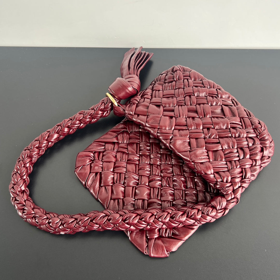 Luxury Bottega Veneta KALIMERO CITTÀ 25 IN BAROLO CALFSKIN