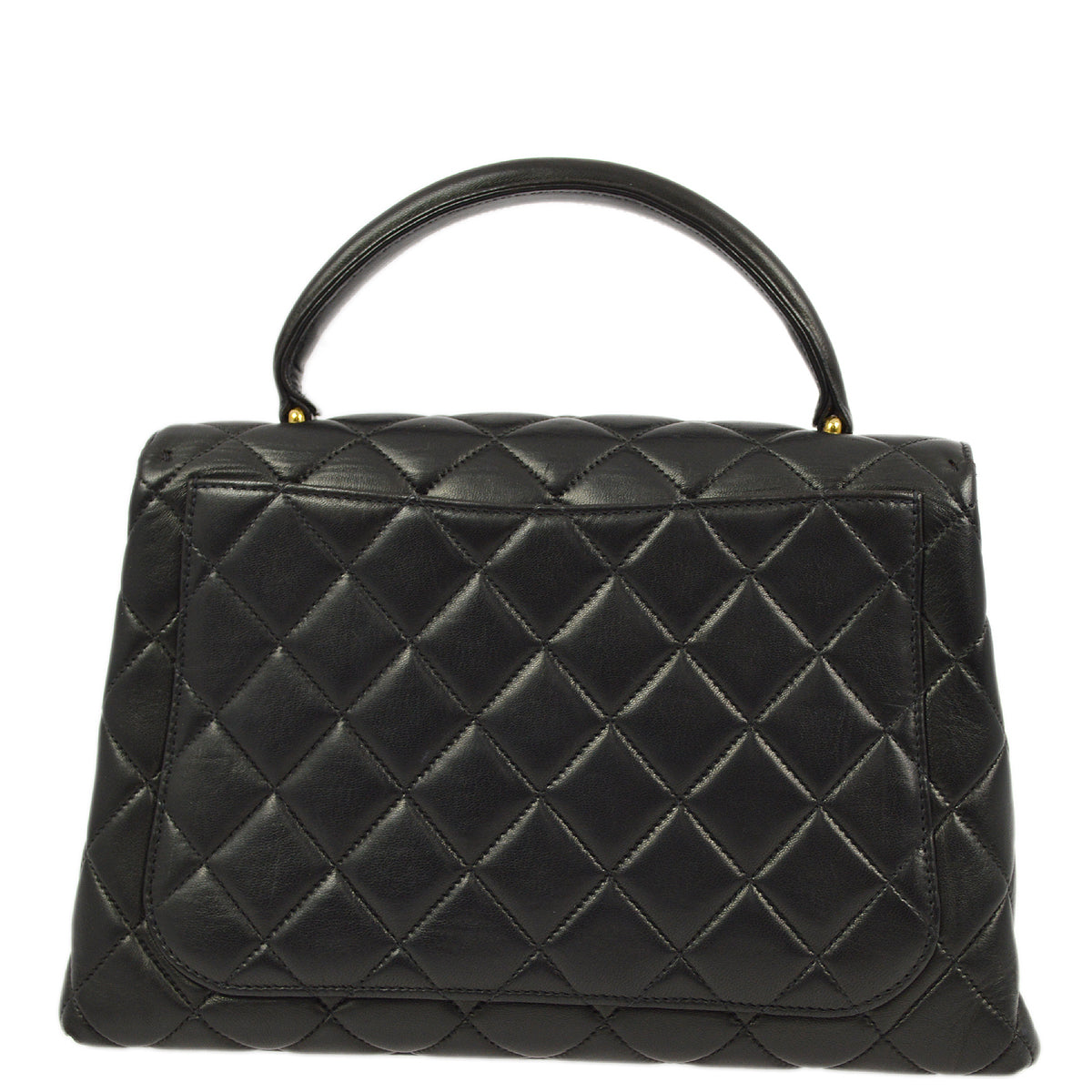 Luxury Chanel 1996-1997 Black Lambskin Kelly 25