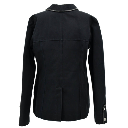 Luxury Chanel Sport Line Single Breasted Jacket Black 06P #44
