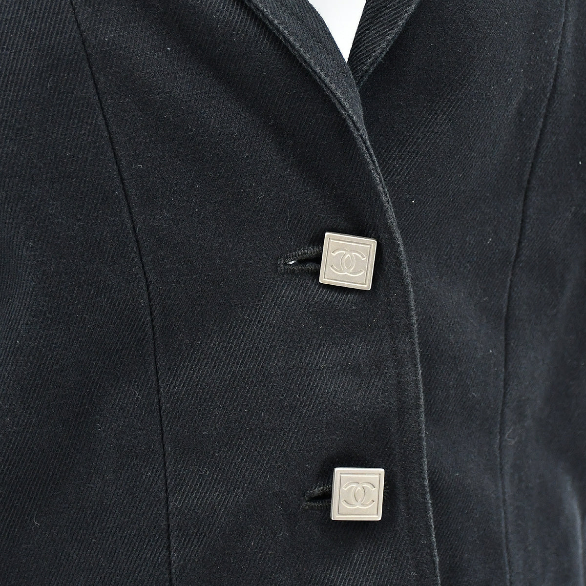 Luxury Chanel Sport Line Single Breasted Jacket Black 06P #44