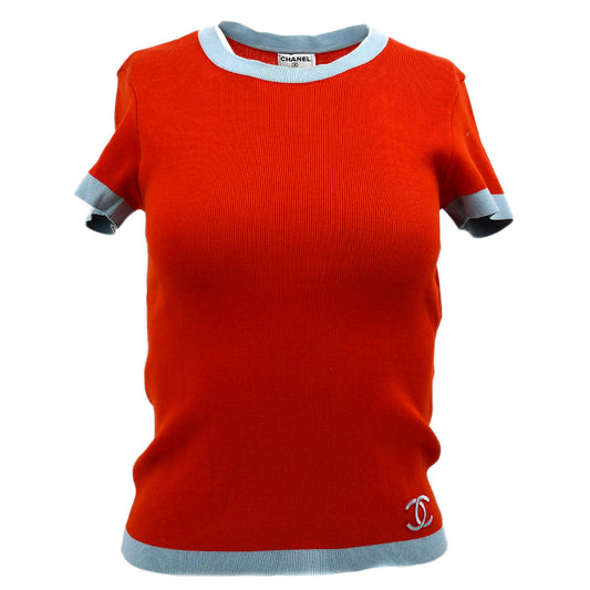 Luxury Chanel T-shirt Red