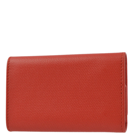 Luxury Chanel Red Caviar Six Hook Key Case Small New