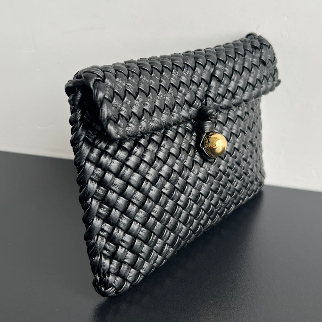 Luxury Bottega Veneta MINI COBBLE 20 BAG IN BLACK LAMBSKIN