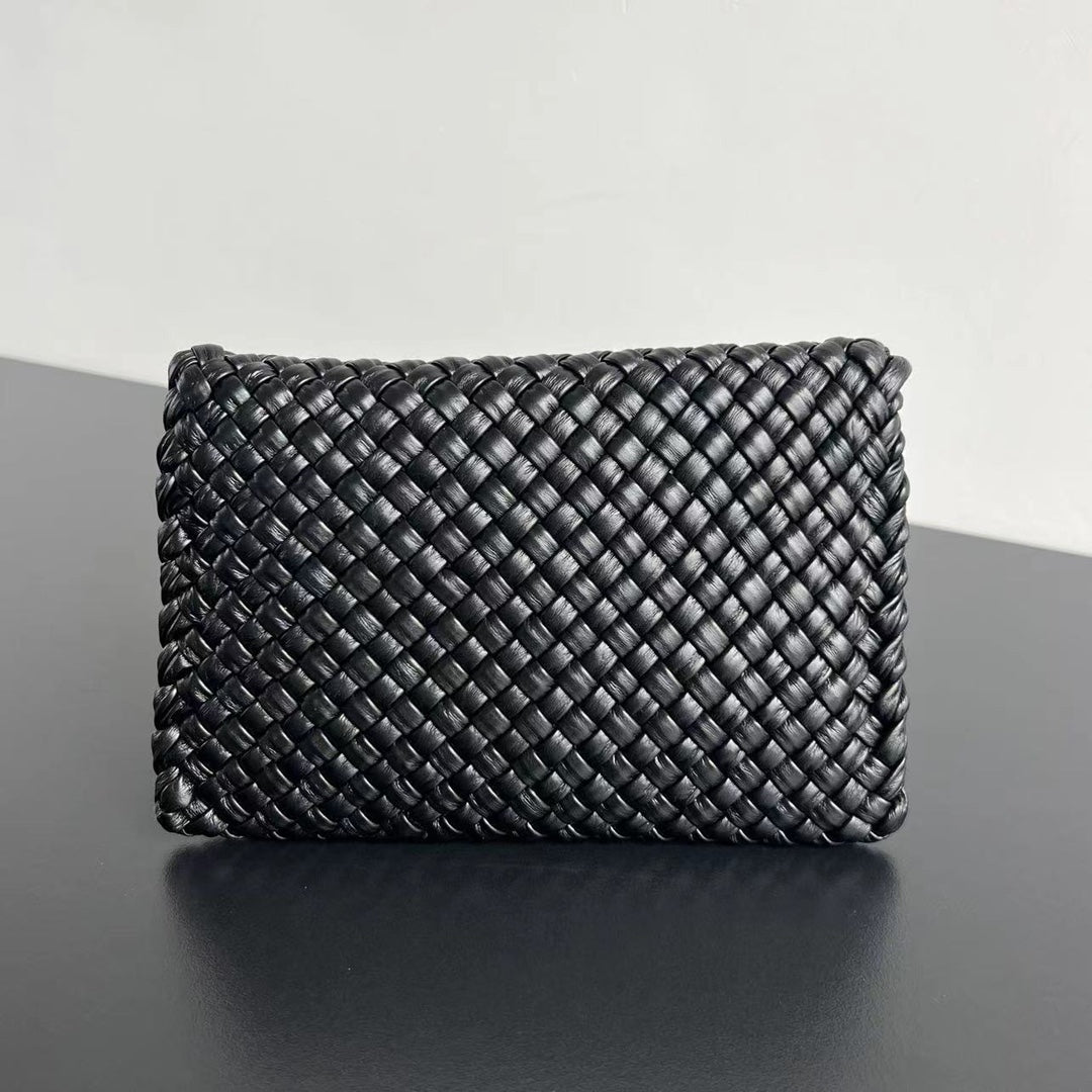 Luxury Bottega Veneta MINI COBBLE 20 BAG IN BLACK LAMBSKIN