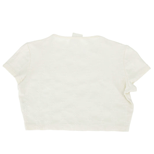 Luxury Chanel Cropped T-shirt White