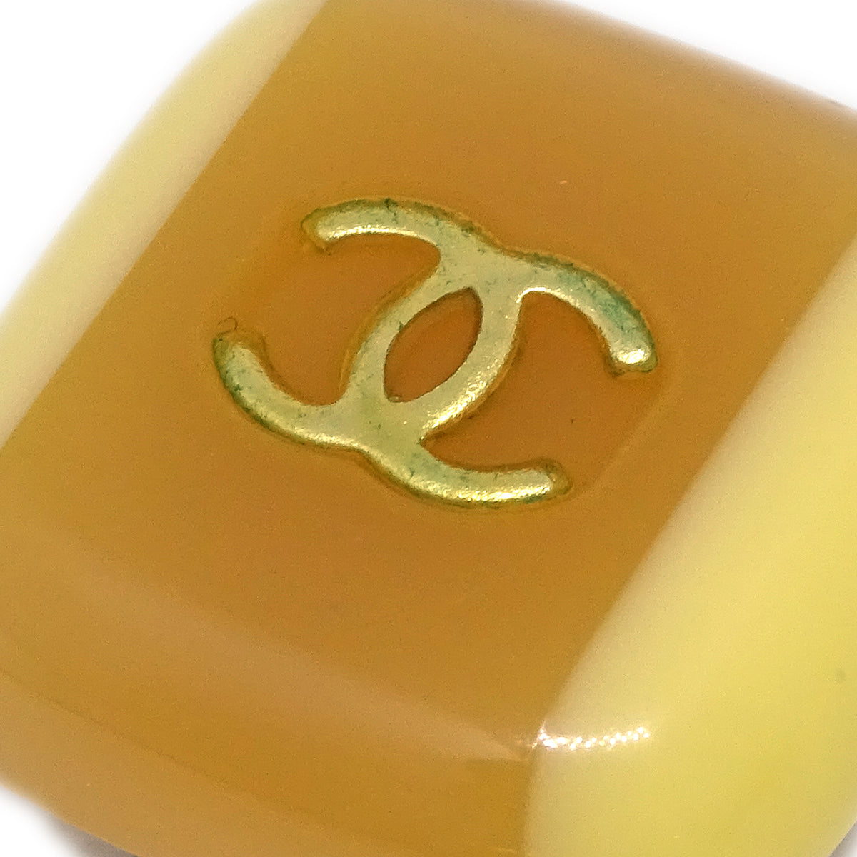 Luxury Chanel Square Earrings Clip-On Beige 01A