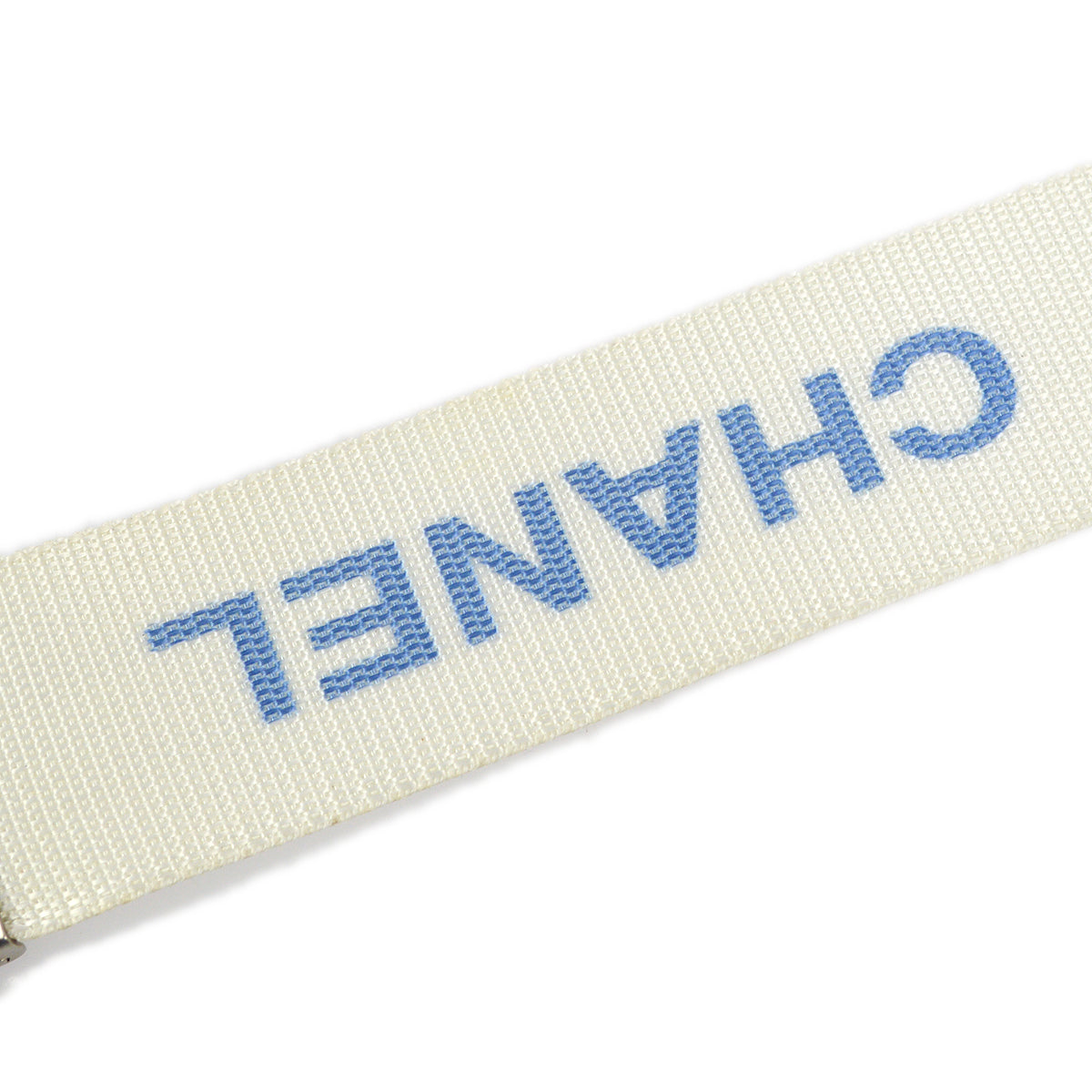 Luxury Chanel White GI Belt 99S Small New