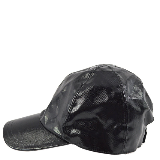 Luxury Chanel Sport Line Cap Hat Black #M Small New