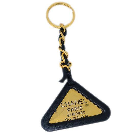 Luxury Chanel Gold Chain Key Holder 94P Small New