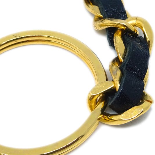 Luxury Chanel Gold Chain Key Holder 94P Small New