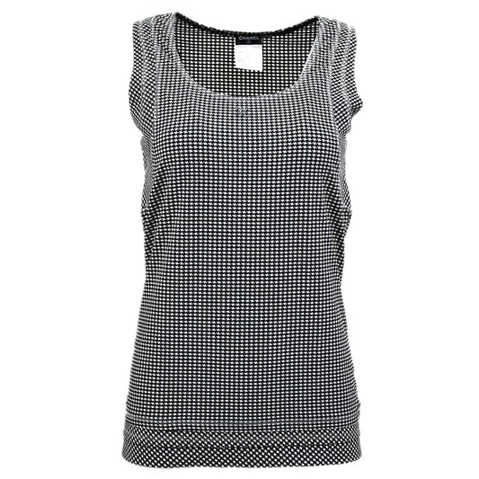 Luxury Chanel Sleeveless Tops Black 08C #38