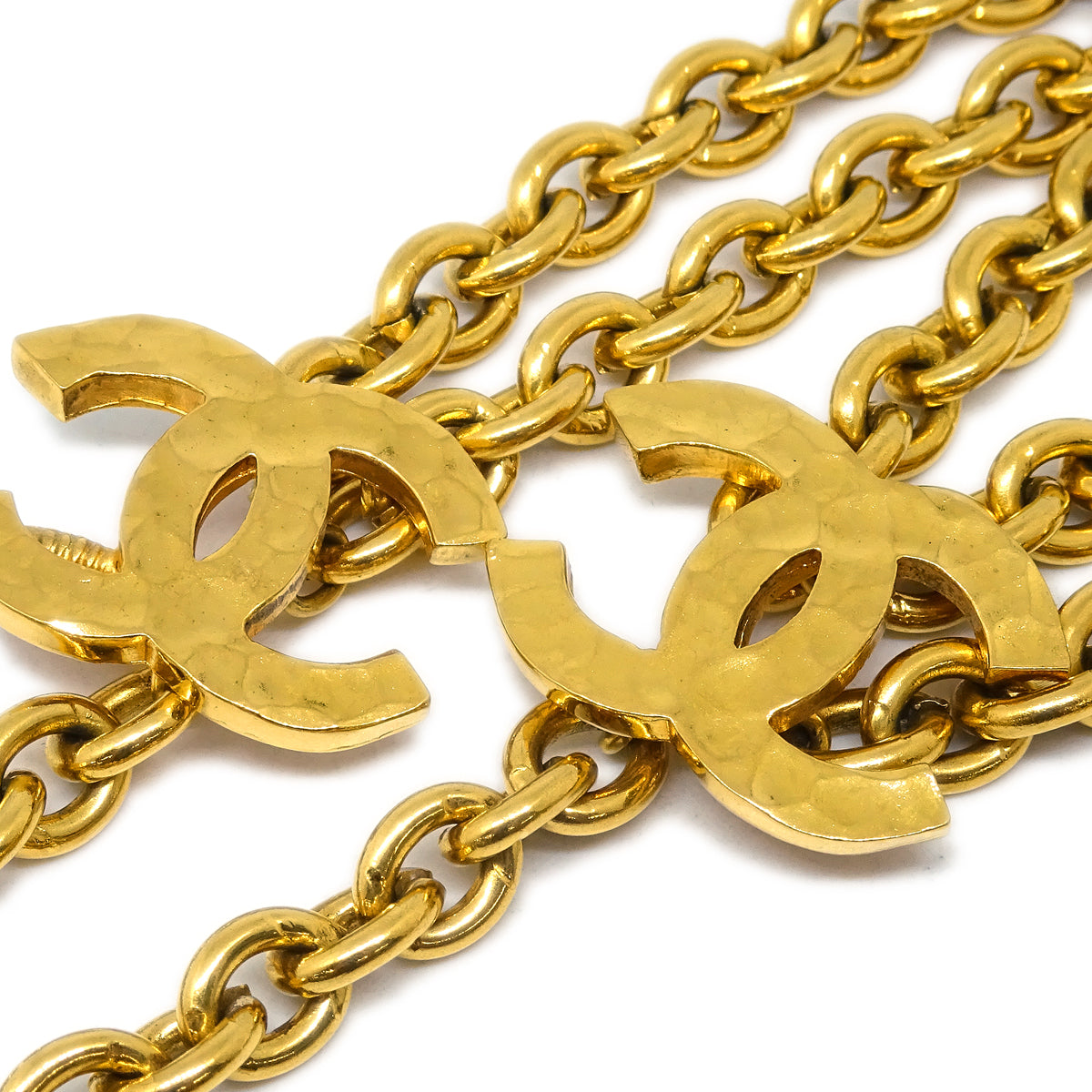 Luxury Chanel CC Chain Belt Gold 684 Small New