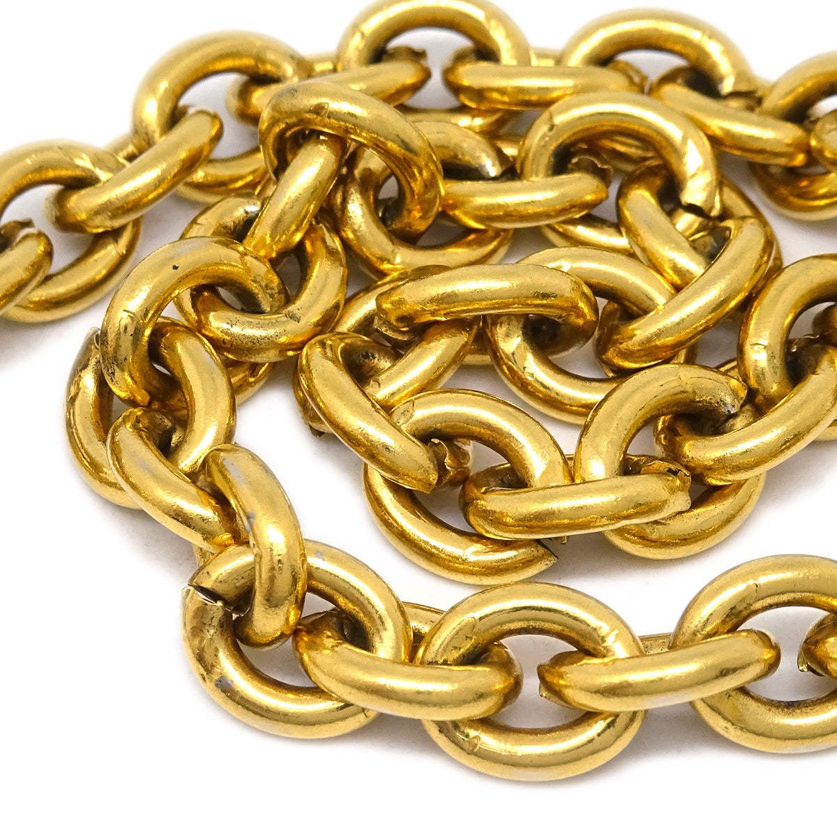 Luxury Chanel CC Chain Belt Gold 684 Small New