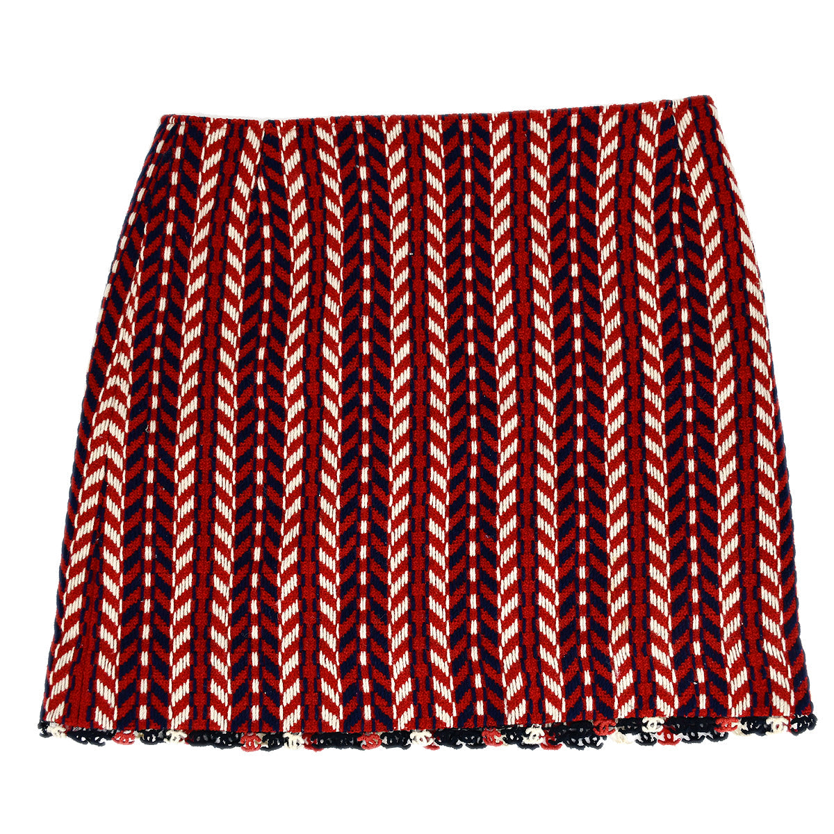 Luxury Chanel Skirt Red 04A #38