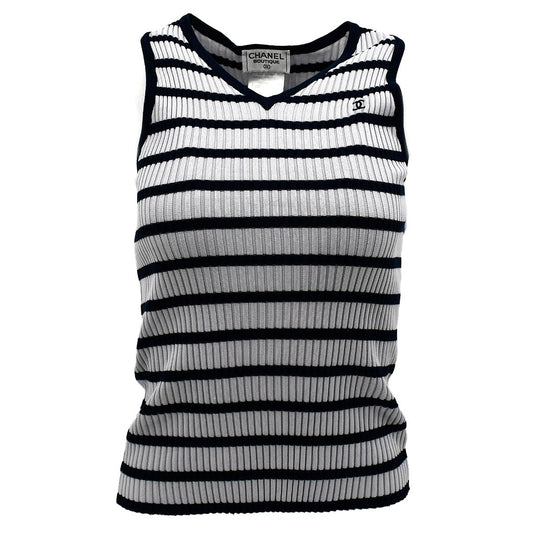 Luxury Chanel Sleeveless Tops Gray 98P #40