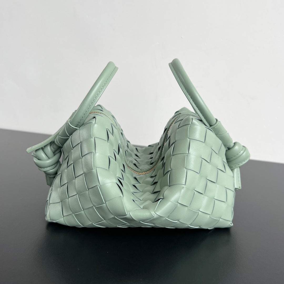 Luxury Bottega Veneta BV Loop Top Handle 19cm Sauge Lambskin