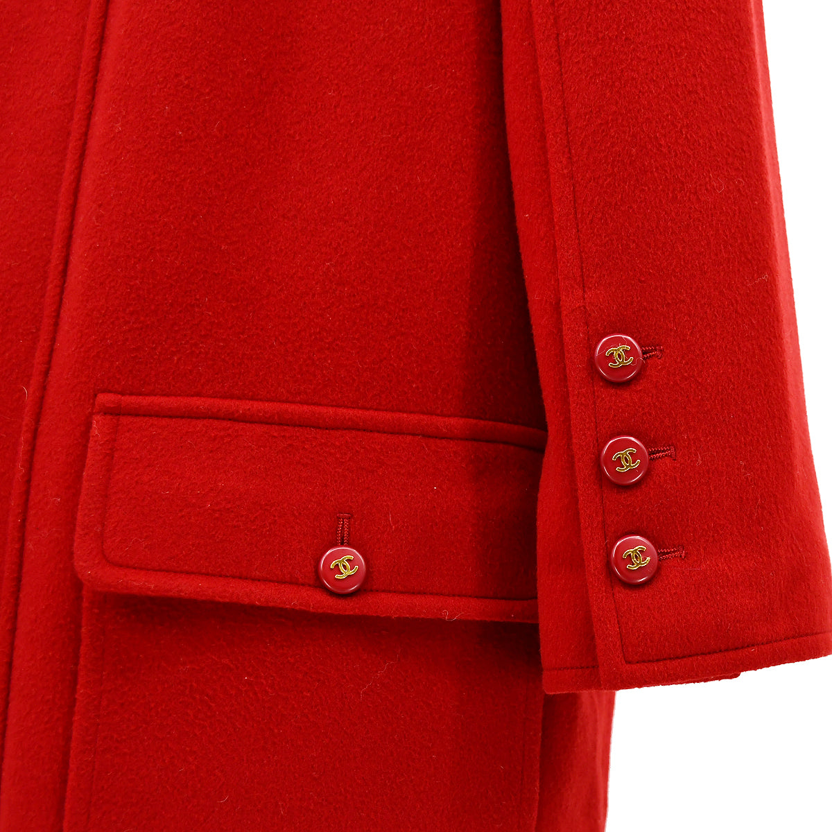 Luxury Chanel Coat Red 95A #42