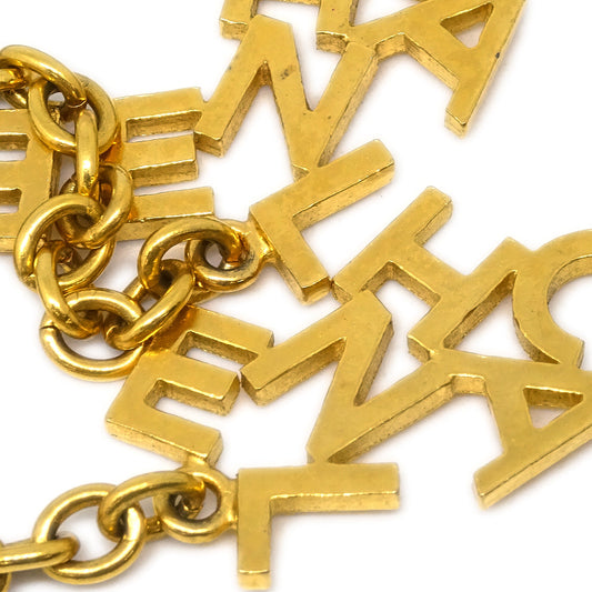 Luxury Chanel Chain Necklace Gold