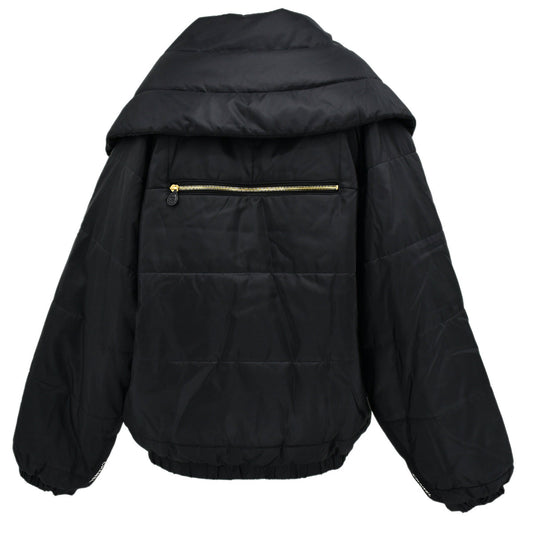 Luxury Chanel Zip Up Jacket Black #42