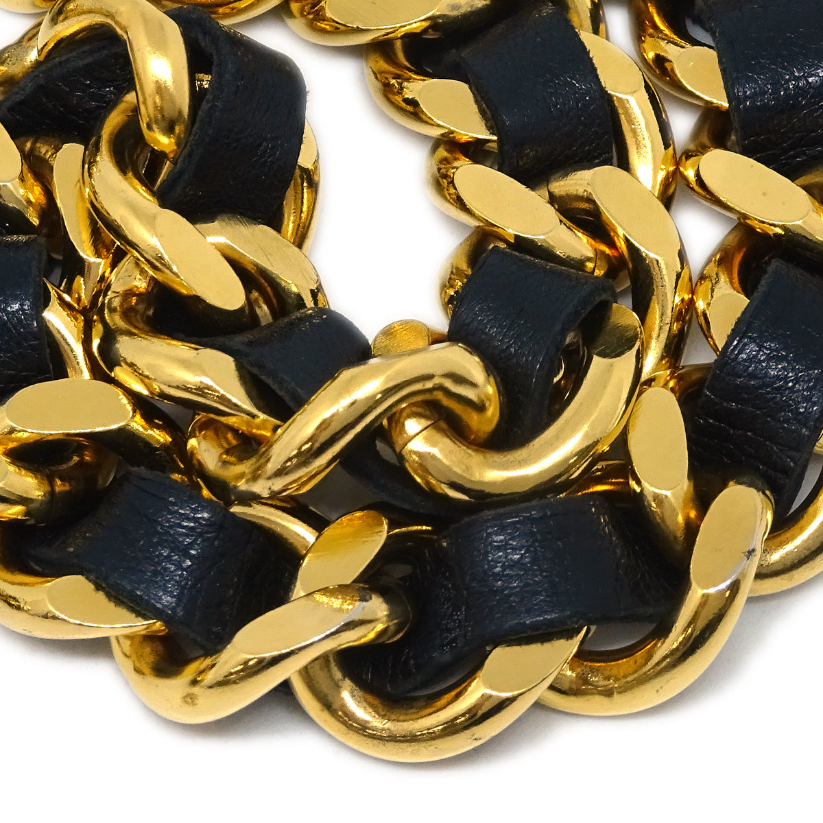 Luxury Chanel Medallion Chain Belt Gold Small New