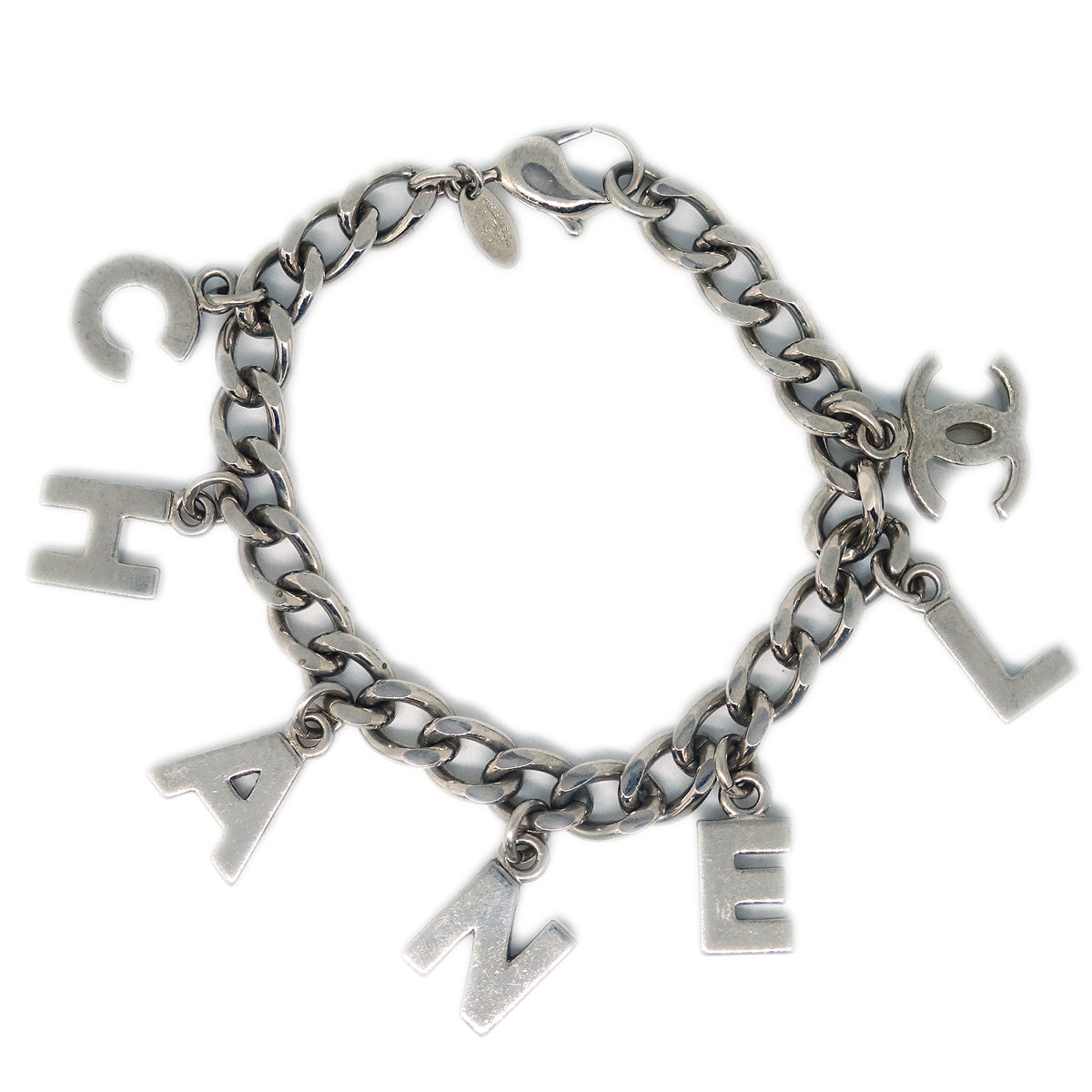 Luxury Chanel Silver Chain Bracelet 05V