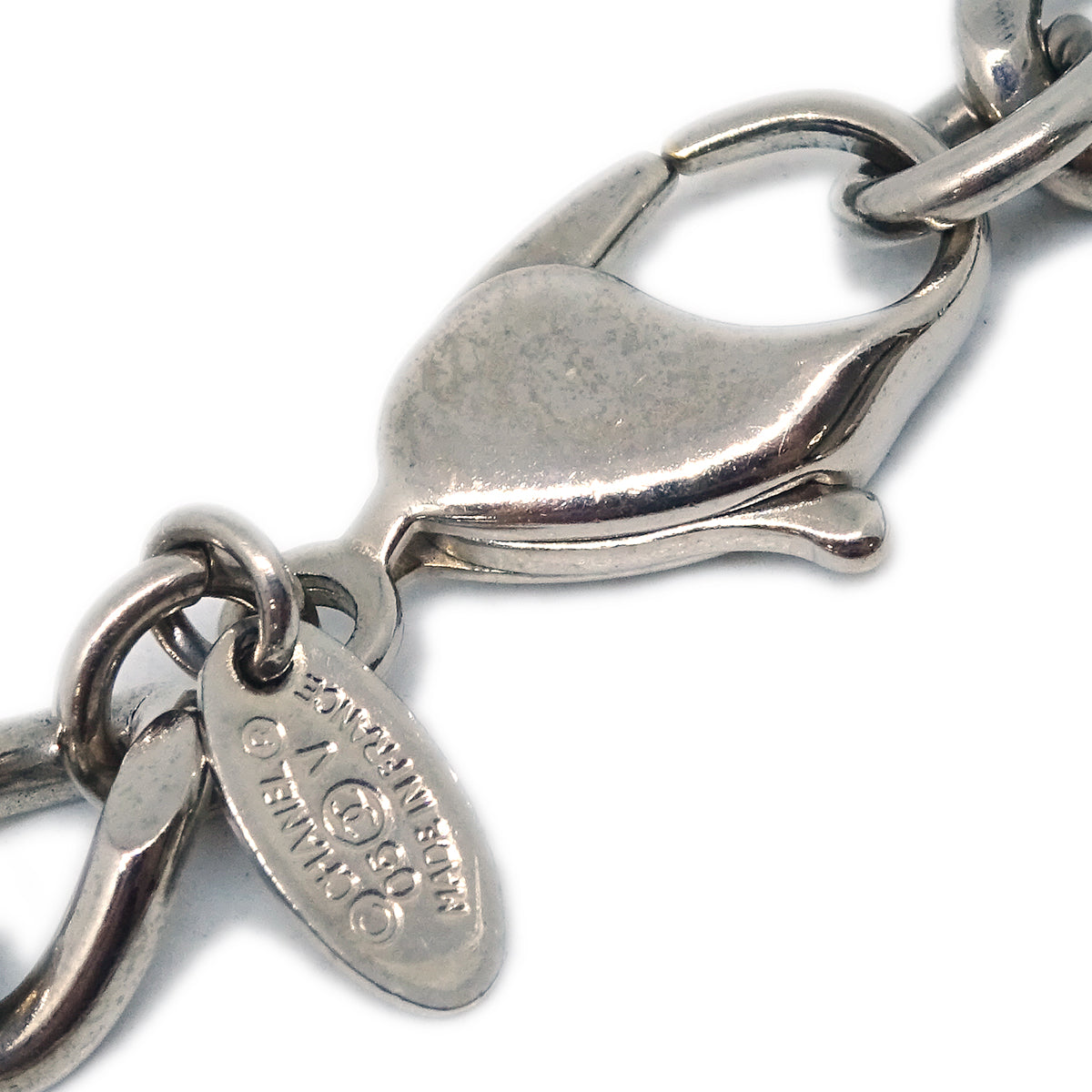 Luxury Chanel Silver Chain Bracelet 05V