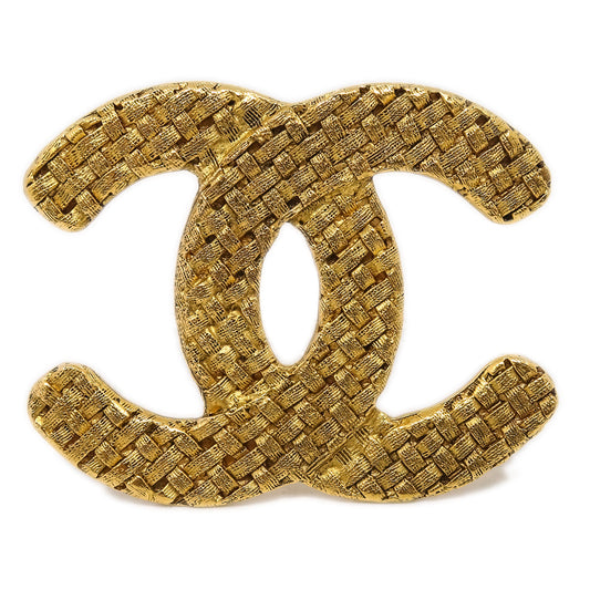 Luxury Chanel CC Brooch Pin Gold 29/1262